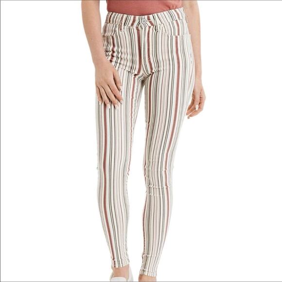 American Eagle striped Hi-Rise Jegging 2 - Picture 1 of 9